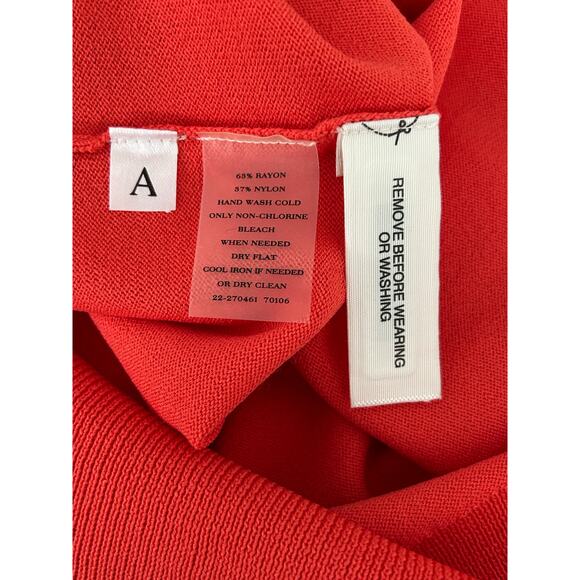 NWT Ann Taylor Women’s Orange Cardigan Small Y2K Preppy Career Office Siren Fall - Picture 4 of 4